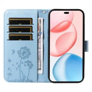 ART DANDELION Peňaženkové puzdro pre Honor 400 Pro 5G svetlomodré