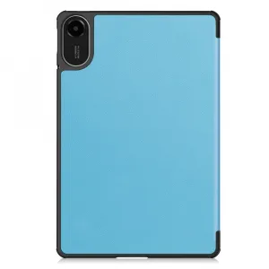 LEATHER Zaklápací kryt pre Xiaomi Redmi Pad 2 svetlomodrý