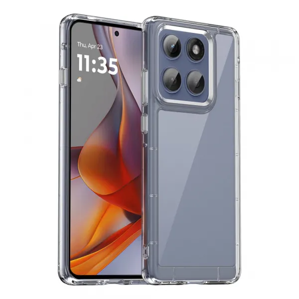 CRYSTAL Ochranný obal pre Motorola Edge 60 Pro priehľadný
