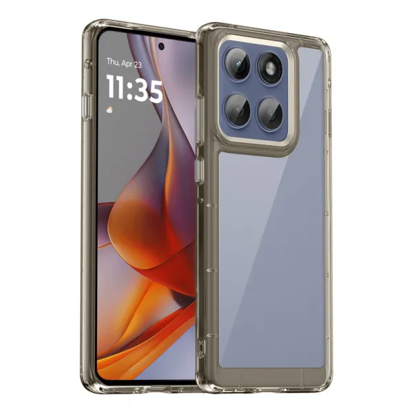 CRYSTAL Ochranný obal pre Motorola Edge 60 Pro šedý