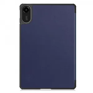 LEATHER Zaklápací kryt pre Xiaomi Redmi Pad 2 tmavomodrý
