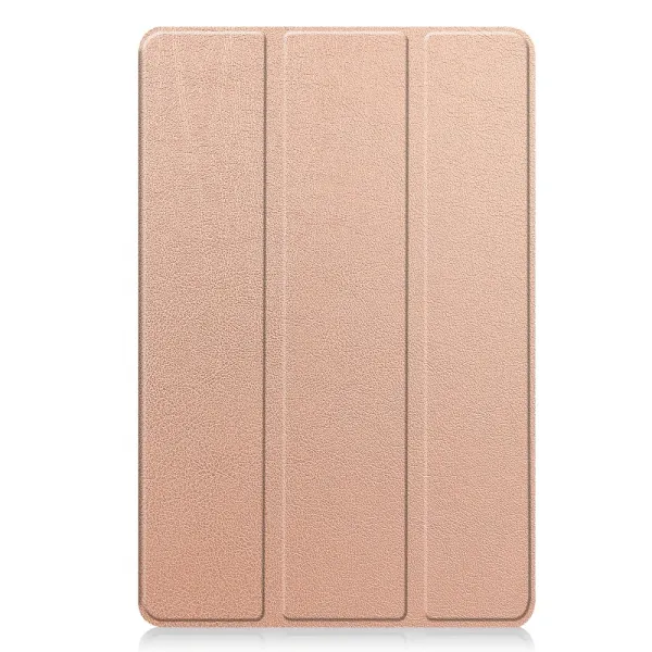 LEATHER Zaklápací kryt pre Xiaomi Redmi Pad 2 ružovo-zlatý