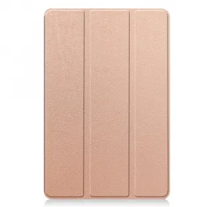 LEATHER Zaklápací kryt pre Xiaomi Redmi Pad 2 ružovo-zlatý