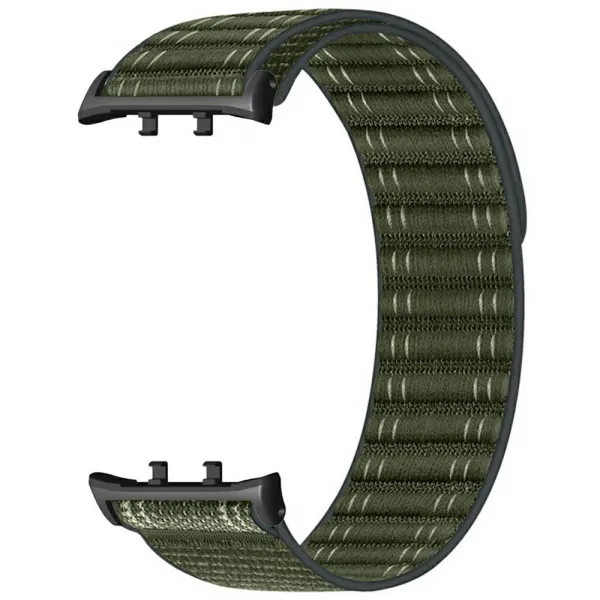NYLON Vymeniteľný remienok pre Honor Watch 5 tmavozelený
