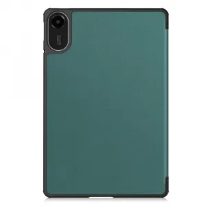 LEATHER Zaklápací kryt pre Xiaomi Redmi Pad 2 zelený