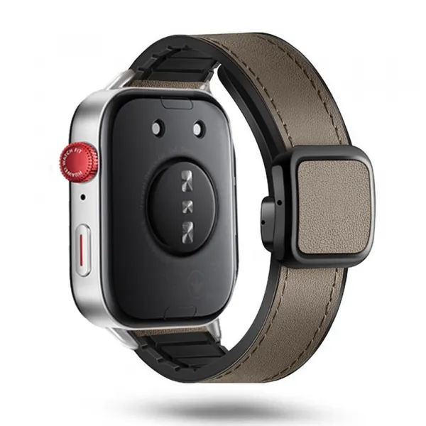KALEBOL HYBRID Vymeniteľný remienok pre Huawei Watch Fit 4 / Fit 4 Pro / Fit 5 / Fit 5 Pro tmavohnedý