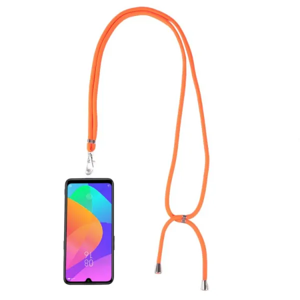 PROTEMIO ROPE Univerzálna šnúrka na mobil pod kryt oranžová