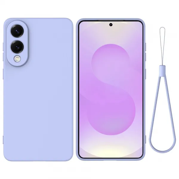 RUBBER Ochranný kryt pre Samsung Galaxy S25 Edge fialový