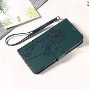 ART DANDELION Peňaženkové puzdro pre Honor 400 5G tmavozelené