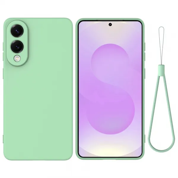RUBBER Ochranný kryt pre Samsung Galaxy S25 Edge zelený