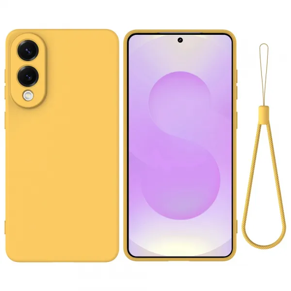 RUBBER Ochranný kryt pre Samsung Galaxy S25 Edge žltý