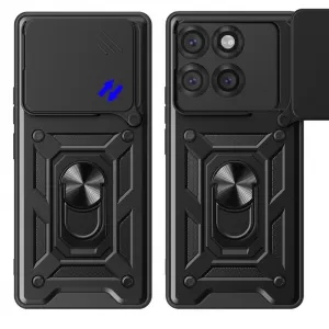 RING CAMERA Kryt s držiakom pre Motorola Edge 60 Pro čierny