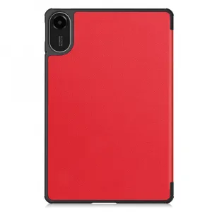 LEATHER Zaklápací kryt pre Xiaomi Redmi Pad 2 červený