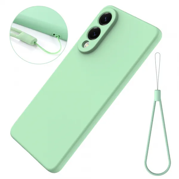 RUBBER Ochranný kryt pre Samsung Galaxy S25 Edge zelený