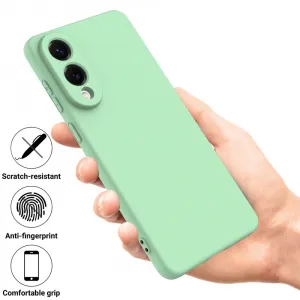 RUBBER Ochranný kryt pre Samsung Galaxy S25 Edge zelený