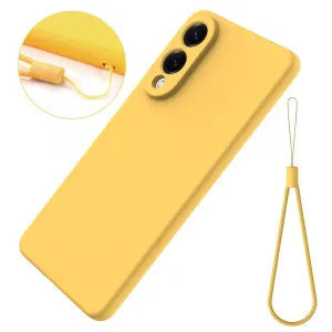 RUBBER Ochranný kryt pre Samsung Galaxy S25 Edge žltý