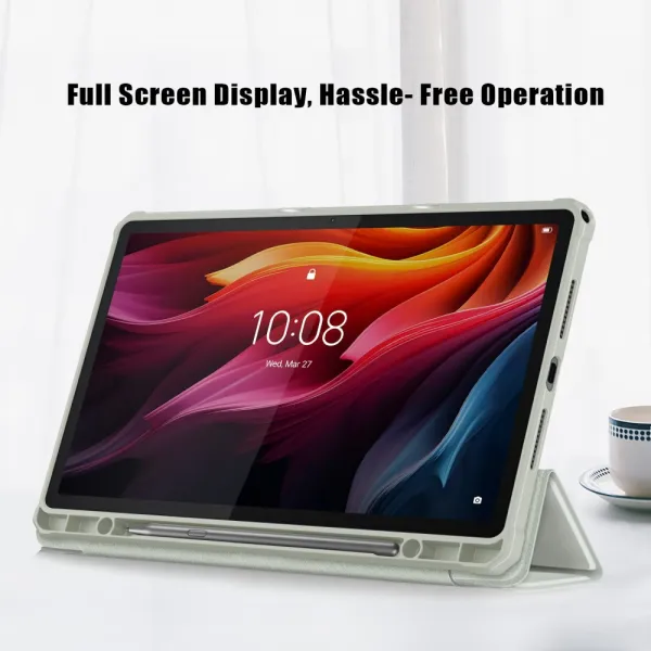 CRYSTAL Zaklápacie puzdro Lenovo Tab K11 Plus šedé