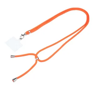 PROTEMIO ROPE Univerzálna šnúrka na mobil pod kryt oranžová