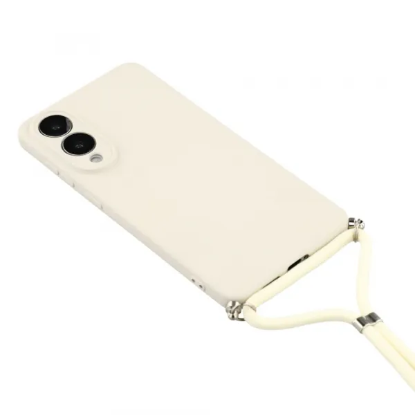ROPE Kryt so šnúrkou Samsung Galaxy S25 Edge béžový