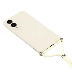 ROPE Kryt so šnúrkou Samsung Galaxy S25 Edge béžový