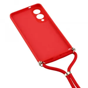 ROPE Kryt so šnúrkou Samsung Galaxy S25 Edge červený