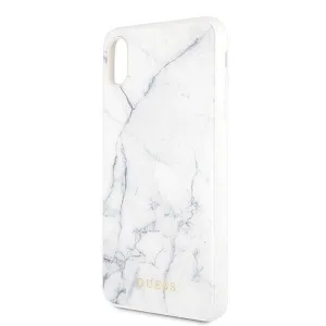 GUESS MARBLE (GUHCI65HYMABK) kryt Apple iPhone XS Max biely