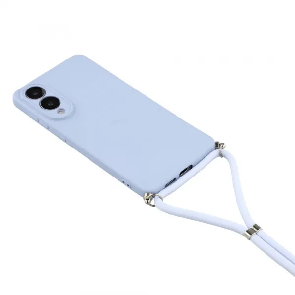 ROPE Kryt so šnúrkou Samsung Galaxy S25 Edge fialový