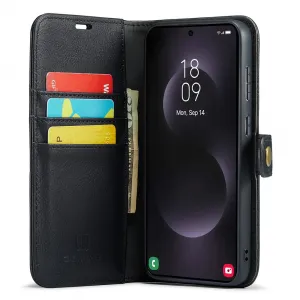 DG.MING Peňaženkový obal 2v1 Samsung Galaxy S25 Edge čierny