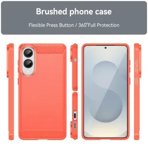 FLEXI TPU Ochranný kryt Samsung Galaxy S25 Edge červený