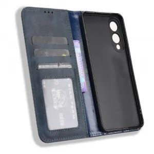 BUSINESS Peňaženkové puzdro pre Samsung Galaxy S25 Edge modré