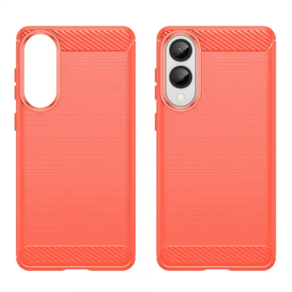 FLEXI TPU Ochranný kryt Samsung Galaxy S25 Edge červený