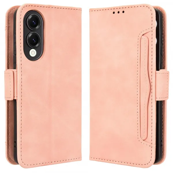 SLOT Peňaženkový obal pre Samsung Galaxy S25 Edge ružový