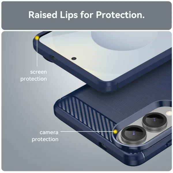 FLEXI TPU Ochranný kryt Samsung Galaxy S25 Edge modrý