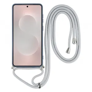 ROPE Kryt so šnúrkou Samsung Galaxy S25 Edge šedomodrý
