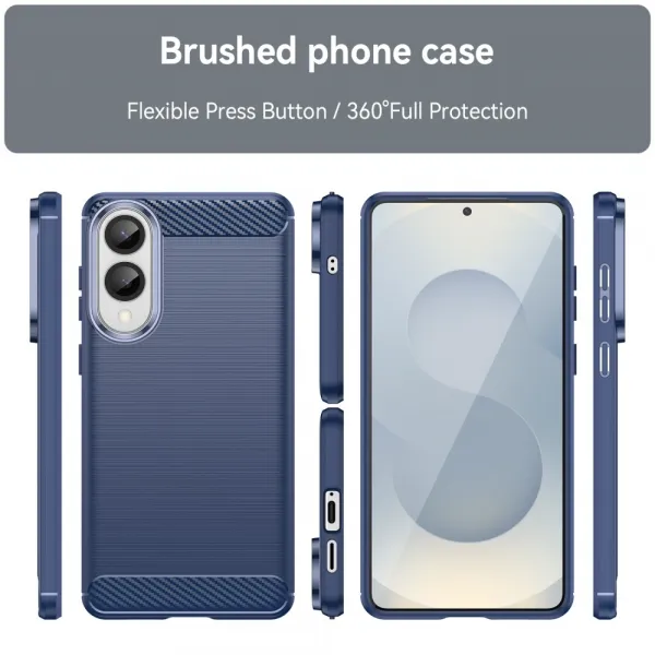 FLEXI TPU Ochranný kryt Samsung Galaxy S25 Edge modrý