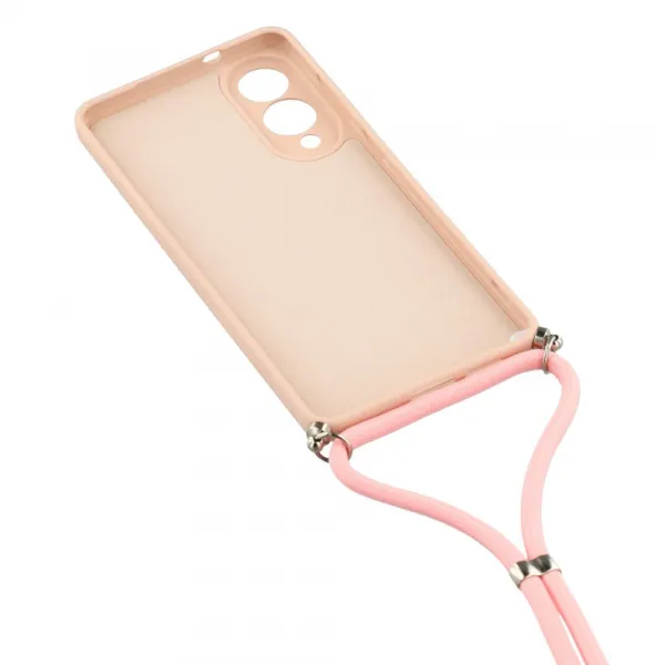 ROPE Kryt so šnúrkou Samsung Galaxy S25 Edge ružový