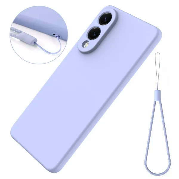 RUBBER Ochranný kryt pre Samsung Galaxy S25 Edge fialový