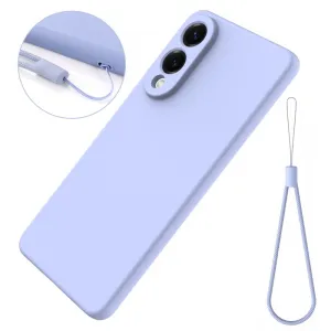 RUBBER Ochranný kryt pre Samsung Galaxy S25 Edge fialový