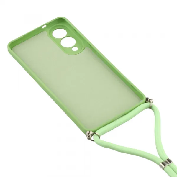 ROPE Kryt so šnúrkou Samsung Galaxy S25 Edge svetlozelený