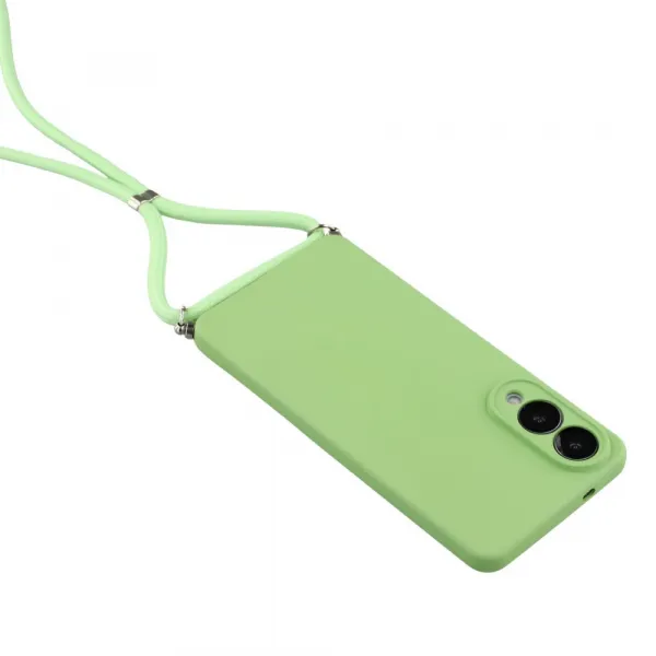 ROPE Kryt so šnúrkou Samsung Galaxy S25 Edge svetlozelený