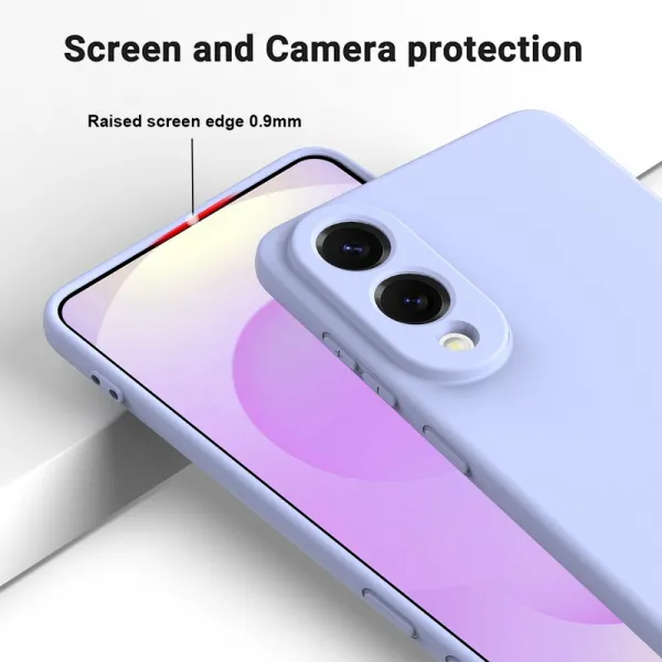 RUBBER Ochranný kryt pre Samsung Galaxy S25 Edge fialový