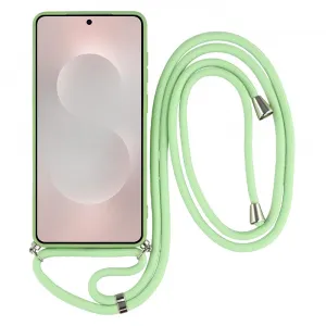 ROPE Kryt so šnúrkou Samsung Galaxy S25 Edge svetlozelený