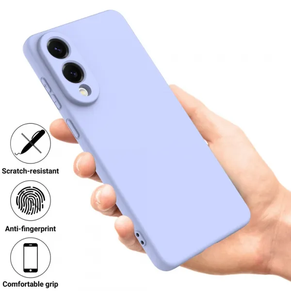 RUBBER Ochranný kryt pre Samsung Galaxy S25 Edge fialový