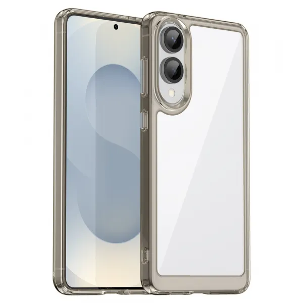 CRYSTAL Ochranný kryt pre Samsung Galaxy S25 Edge šedý