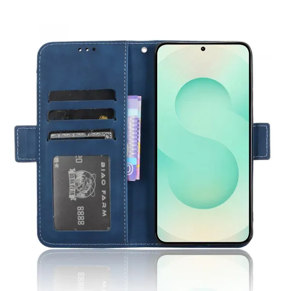 SLOT Peňaženkový obal pre Samsung Galaxy S25 Edge modrý
