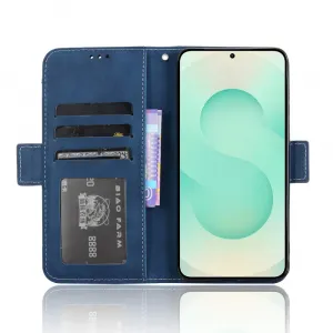 SLOT Peňaženkový obal pre Samsung Galaxy S25 Edge modrý