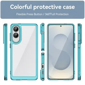 CRYSTAL Ochranný kryt pre Samsung Galaxy S25 Edge tyrkysový