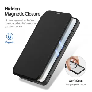 DUX X PRO Zaklápacie puzdro s MagSafe pre Samsung Galaxy S25 Edge čierne