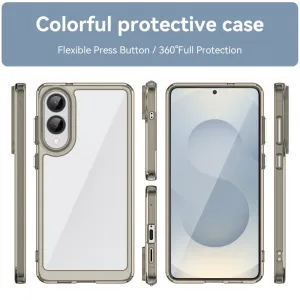 CRYSTAL Ochranný kryt pre Samsung Galaxy S25 Edge šedý