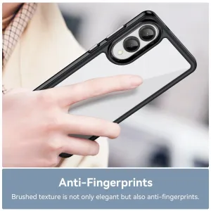 CRYSTAL Ochranný kryt pre Samsung Galaxy S25 Edge čierny